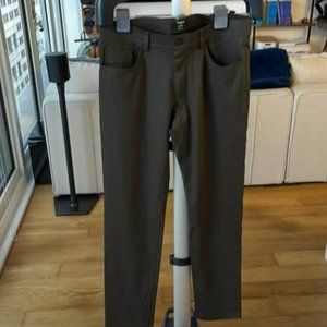 Theory Raffi 5-Pocket Pant in Compact Ponte - Slim Fit - 32 Waist - Olive